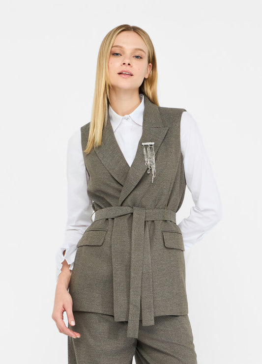 CF5259T054A - GILET - LIUJO BLACK