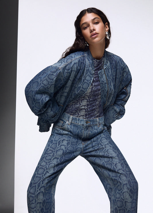 UF6509D0397 - BOMBER - LIUJO DENIM