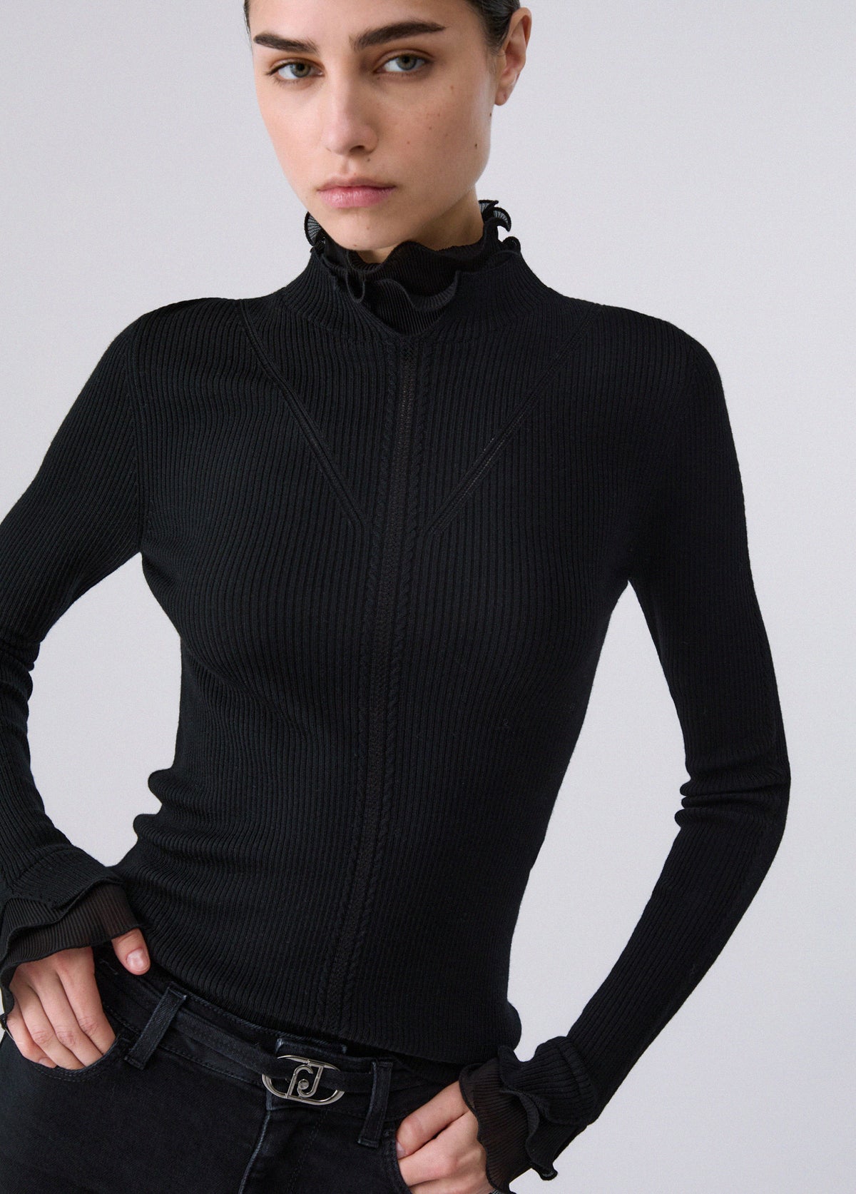 CF6043MA82O - MAGLIA - LIUJO BLACK