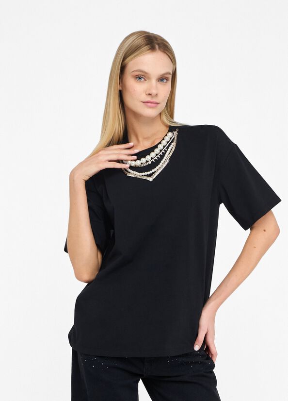 CF5063J0088 - MAGLIA - LIUJO BLACK