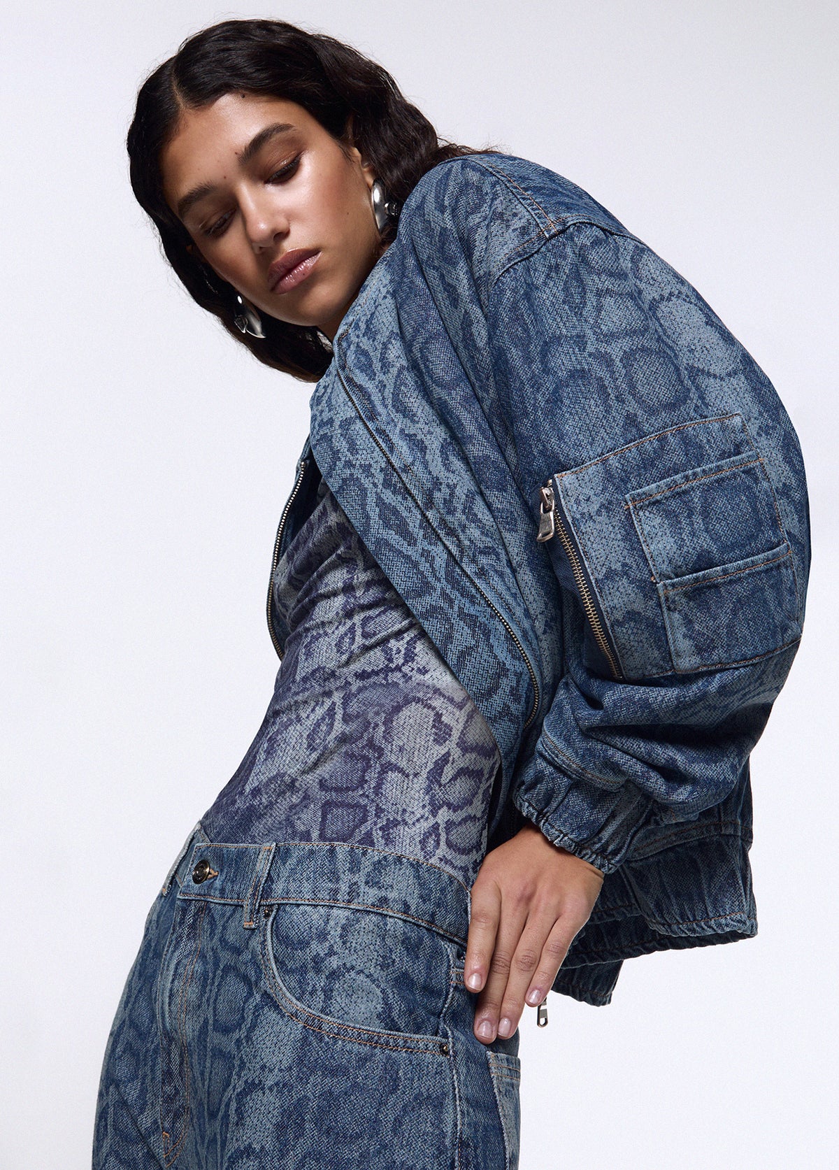 UF6509D0397 - BOMBER - LIUJO DENIM